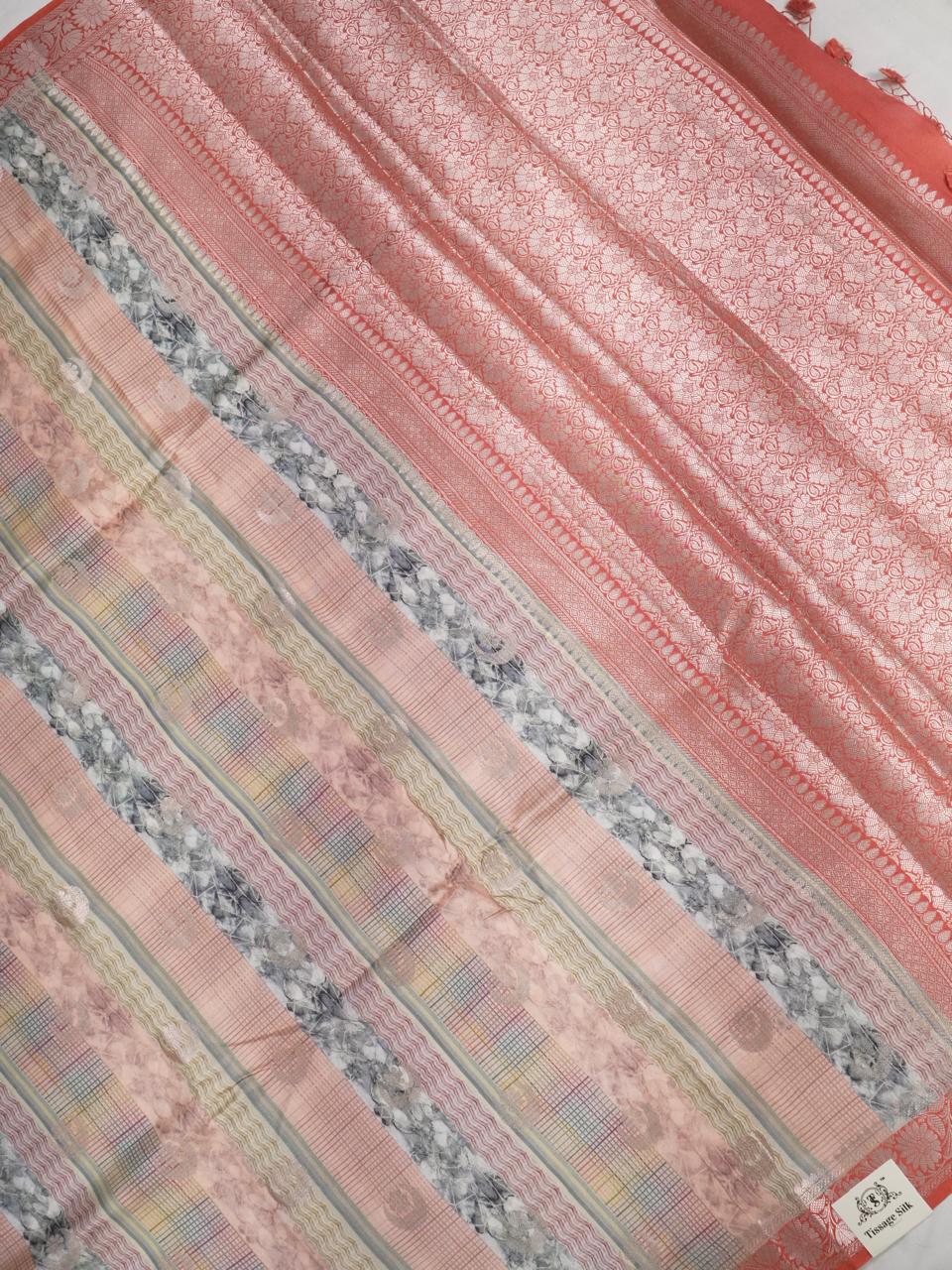 Banarasi Pure Katan Silk Digital Print Saree
