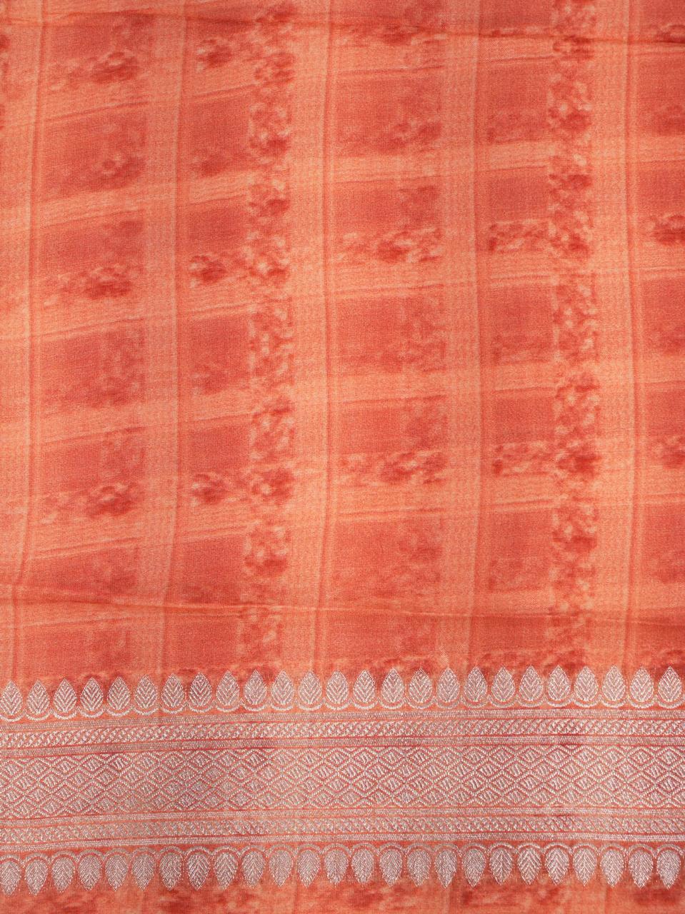 Banarasi Pure Katan Silk Digital Print Saree