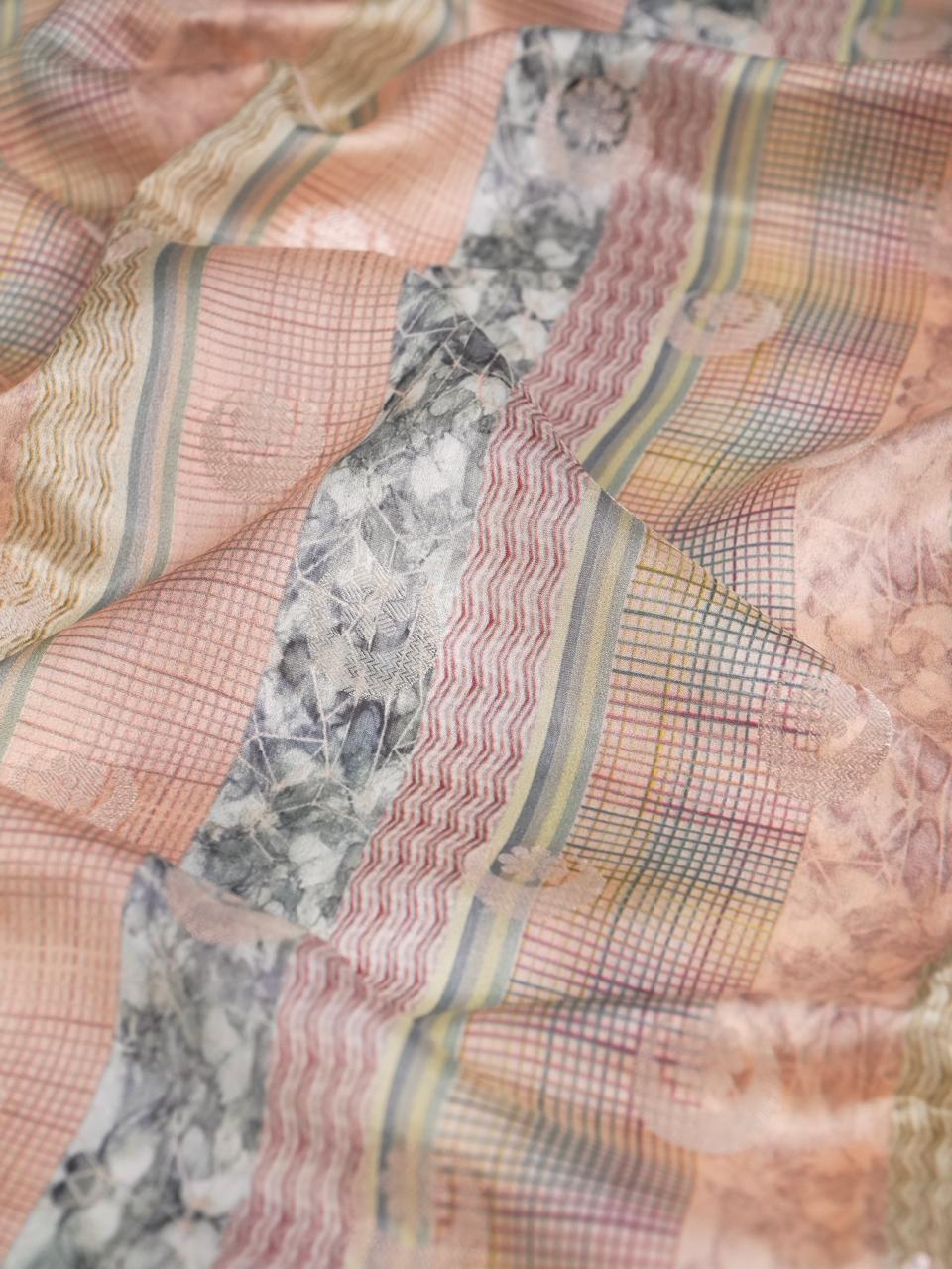 Banarasi Pure Katan Silk Digital Print Saree