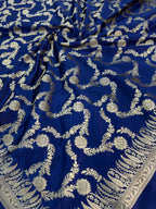 Banarasi Mushru Katan Silk Suit(3 piece set)