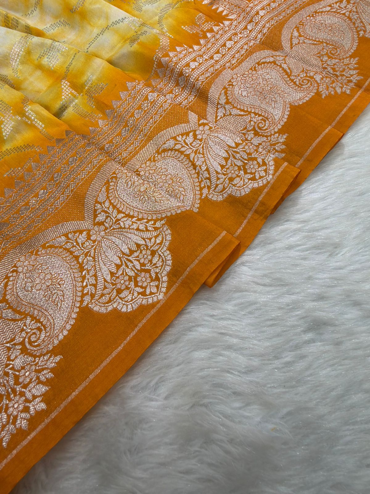 Banarasi Butter Silk Shibori Tye&Dye Saree