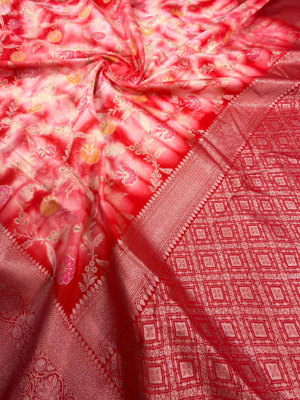 Banarasi Butter Silk Shibori Tye&Dye Saree