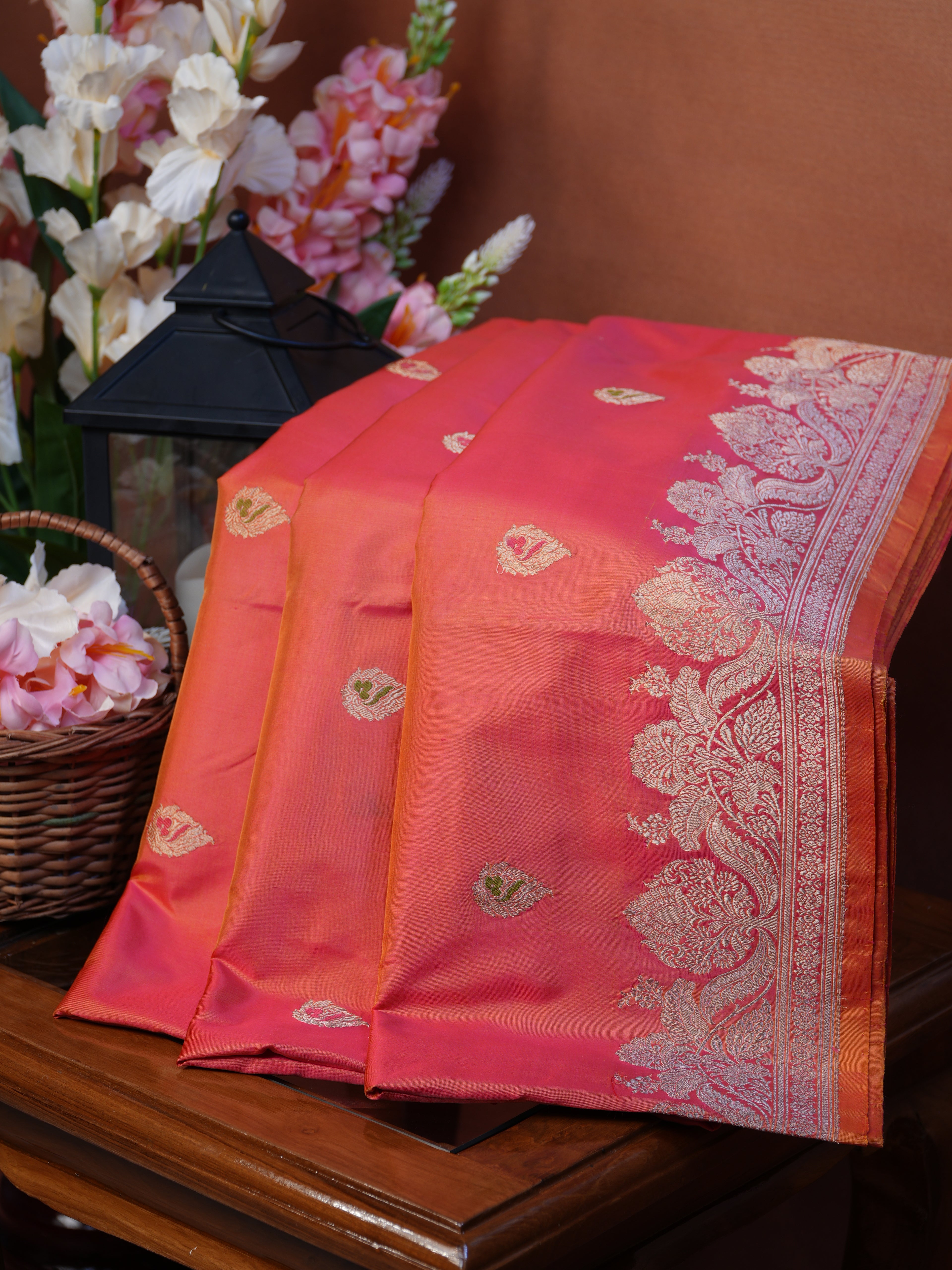 Banarasi Pure Katan Silk Handwoven Saree
