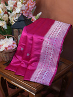 Banarasi Pure Mushru Katan Silk Handwoven Saree