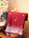 Banarasi Pure Khaddi Chiffon Handwoven Silk Saree