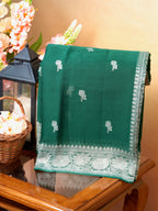 Banarasi Pure Khaddi Chiffon Handwoven Silk Saree