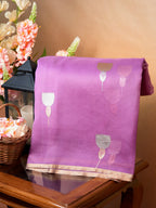 Banarasi Pure Kora Organza Handwoven Silk Saree