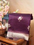 Banarasi Pure Kora Organza Handwoven Saree
