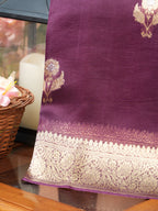 Banarasi Pure Kora Organza Handwoven Saree