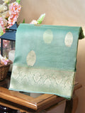 Banarasi Pure Kora Organza Handmade Saree