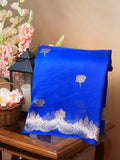 Banarasi Pure Kora Organza Handwoven Silk Saree