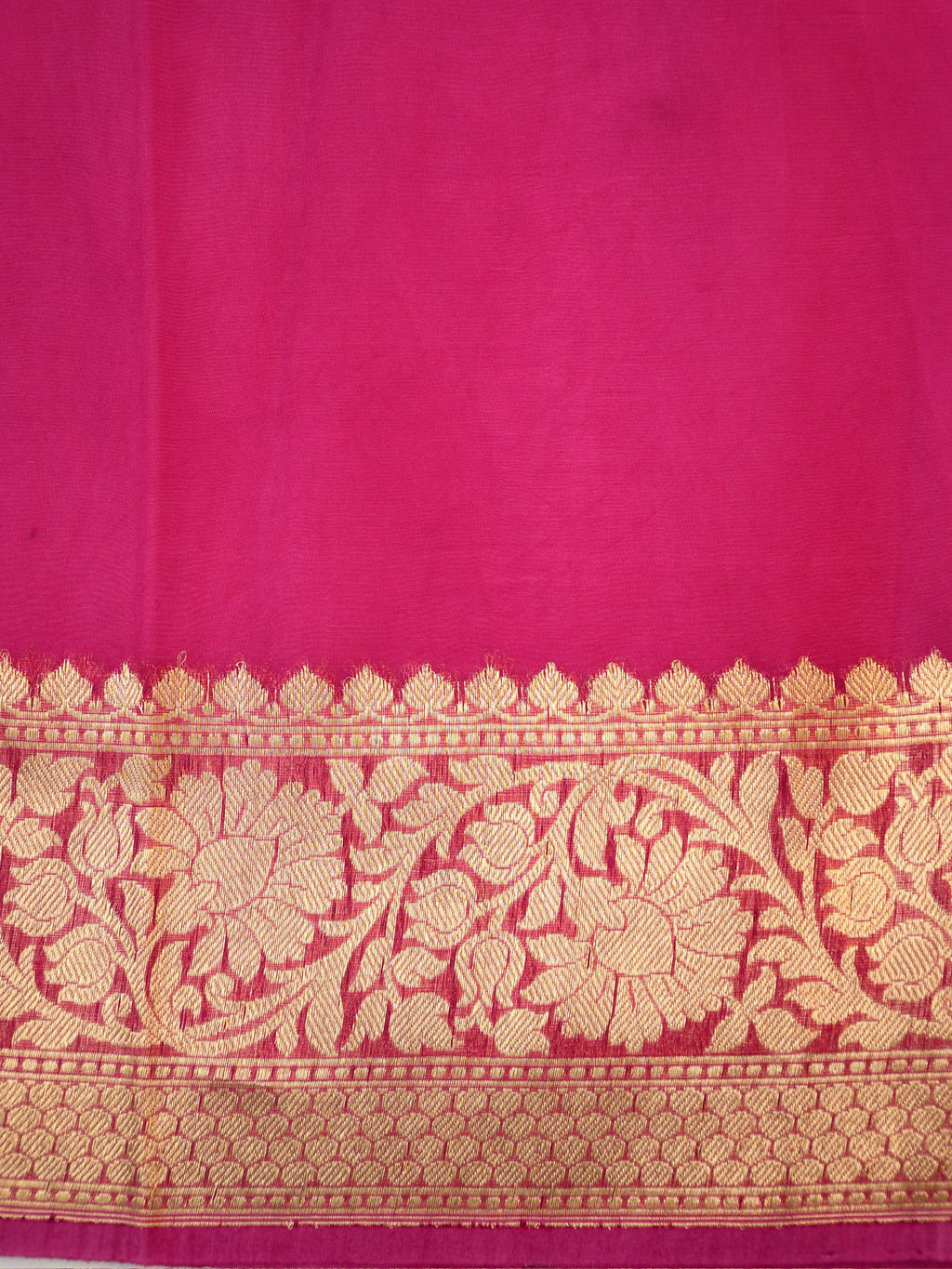 Banarasi Pure Kora Organza Handwoven Silk Saree