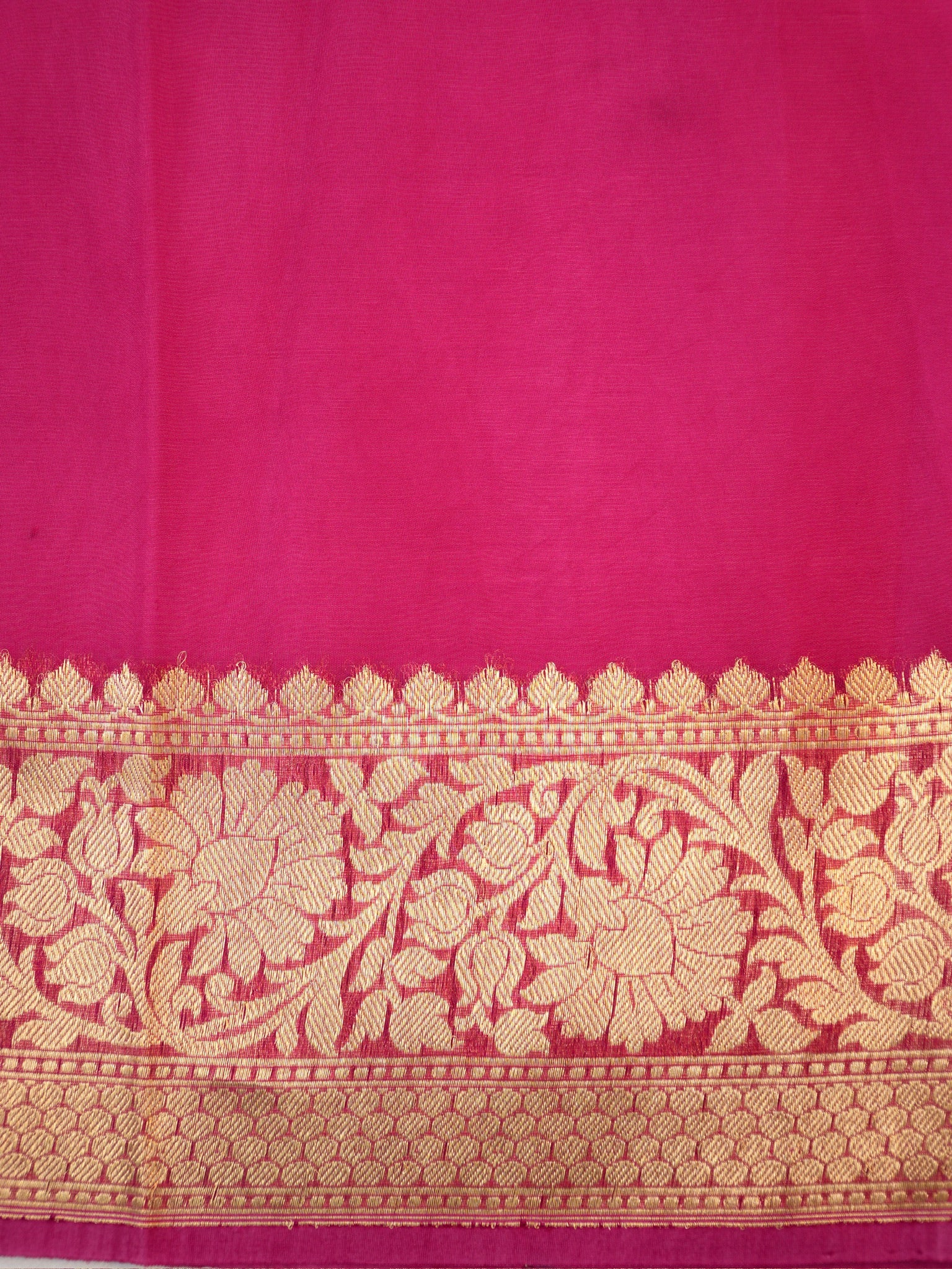 Banarasi Pure Kora Organza Handwoven Silk Saree