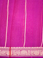 Banarasi Pure Kora Organza Handwoven Silk Saree