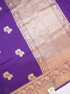 Banarasi Pure Kora Organza Handwoven Silk Saree