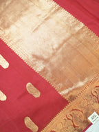 Banarasi Pure Kora Organza Handwoven Silk Saree