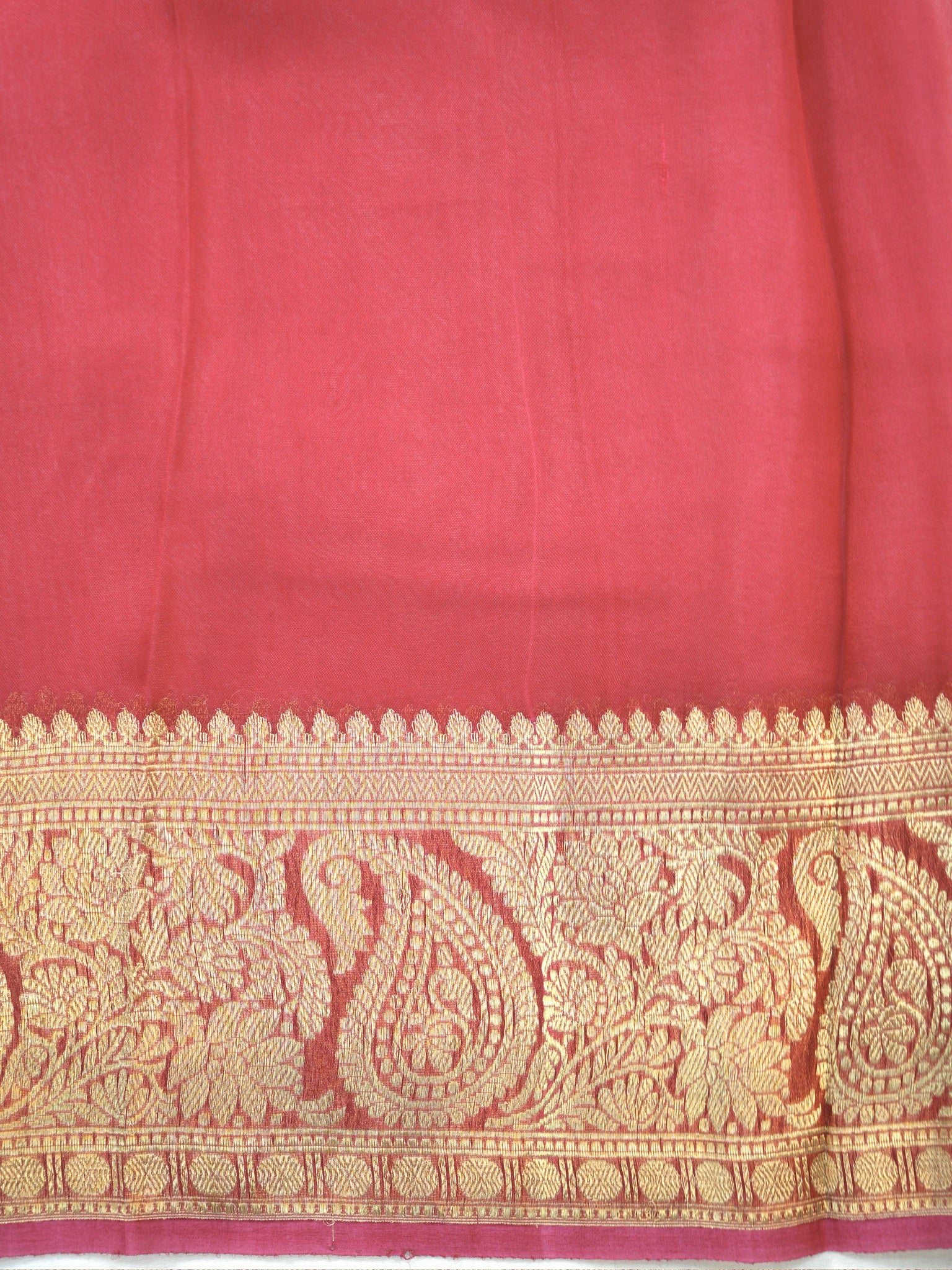 Banarasi Pure Kora Organza Handwoven Silk Saree
