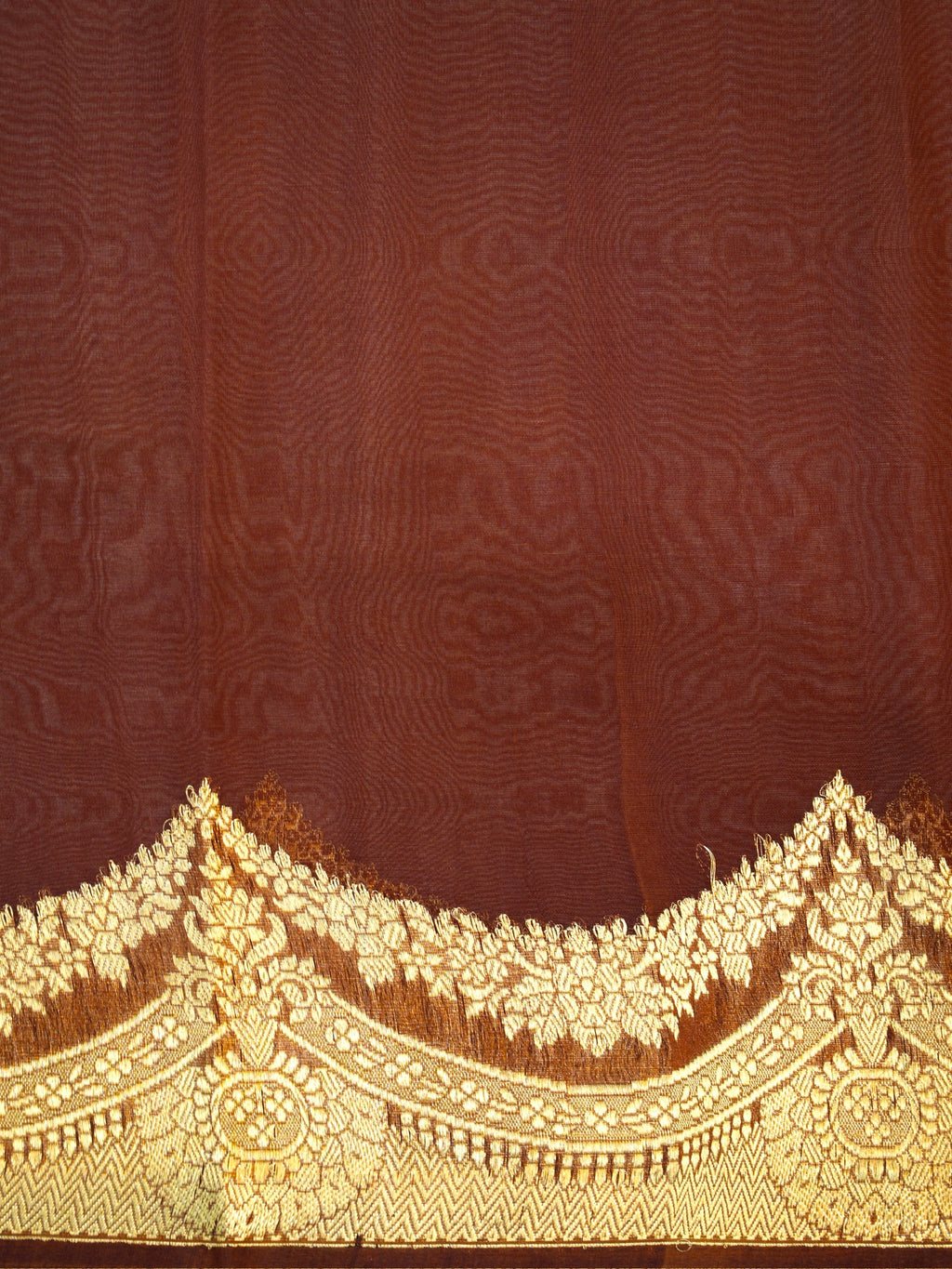 Banarasi Pure Kora Organza Handwoven Silk Saree