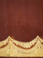 Banarasi Pure Kora Organza Handwoven Silk Saree