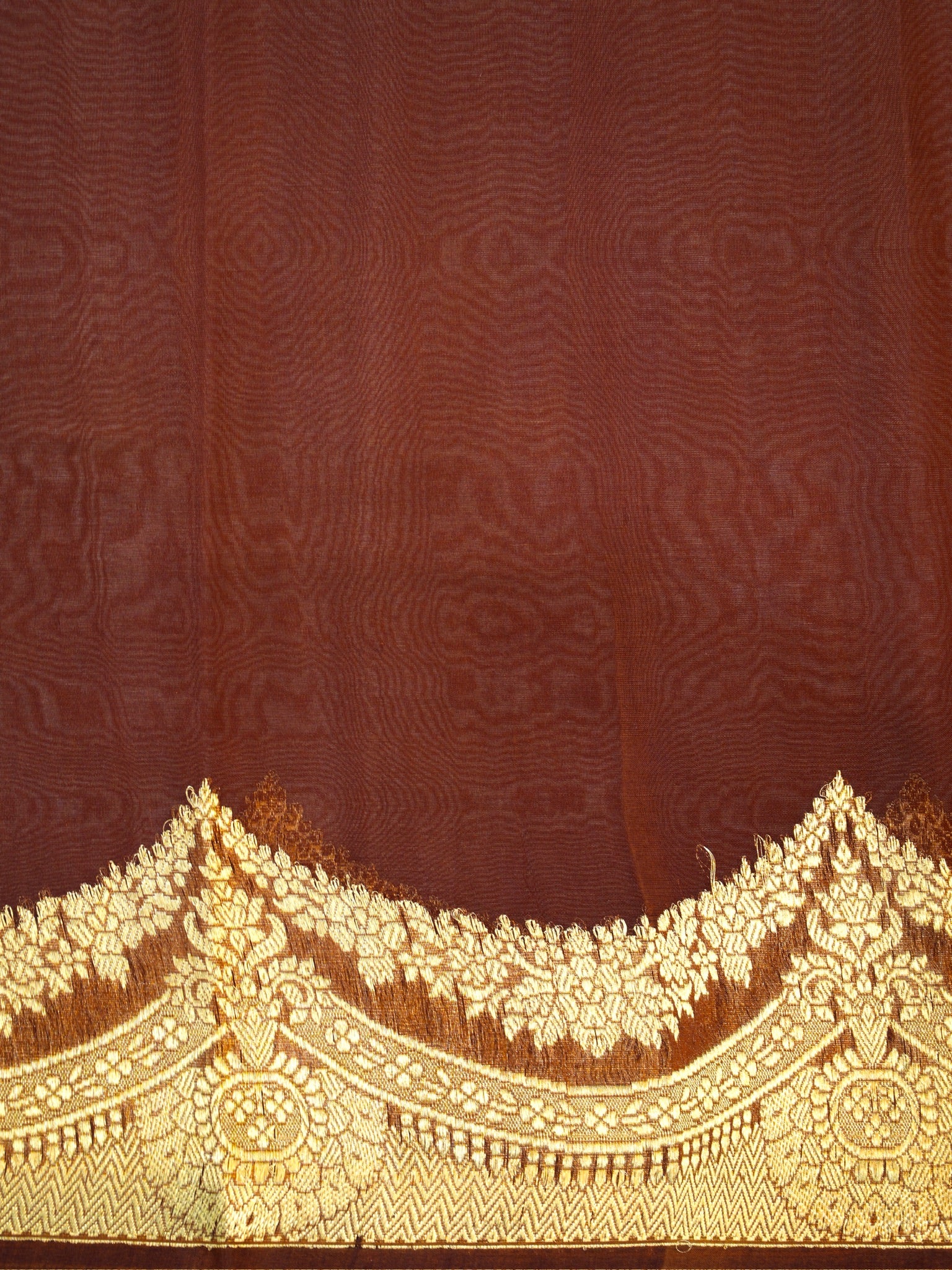 Banarasi Pure Kora Organza Handwoven Silk Saree