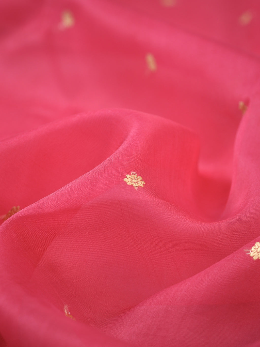 Banarasi Pure Kora Organza Handwoven Silk Saree