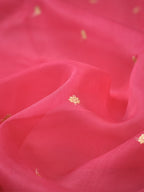 Banarasi Pure Kora Organza Handwoven Silk Saree