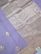 Banarasi Pure Kora Organza Handwoven Silk Saree