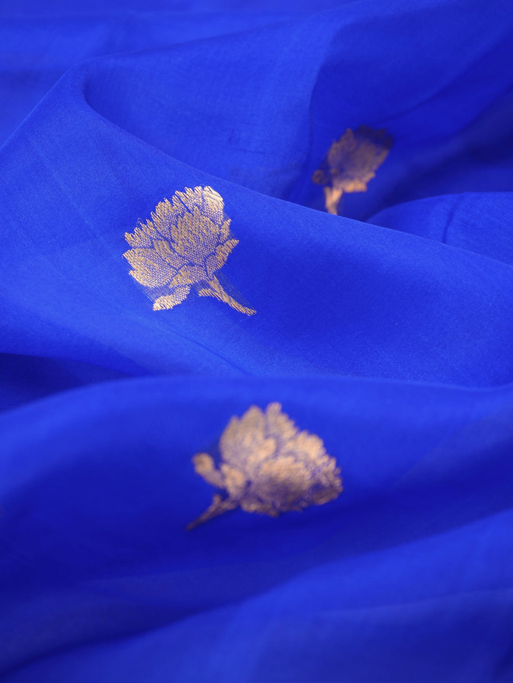 Banarasi Pure Kora Organza Handwoven Silk Saree