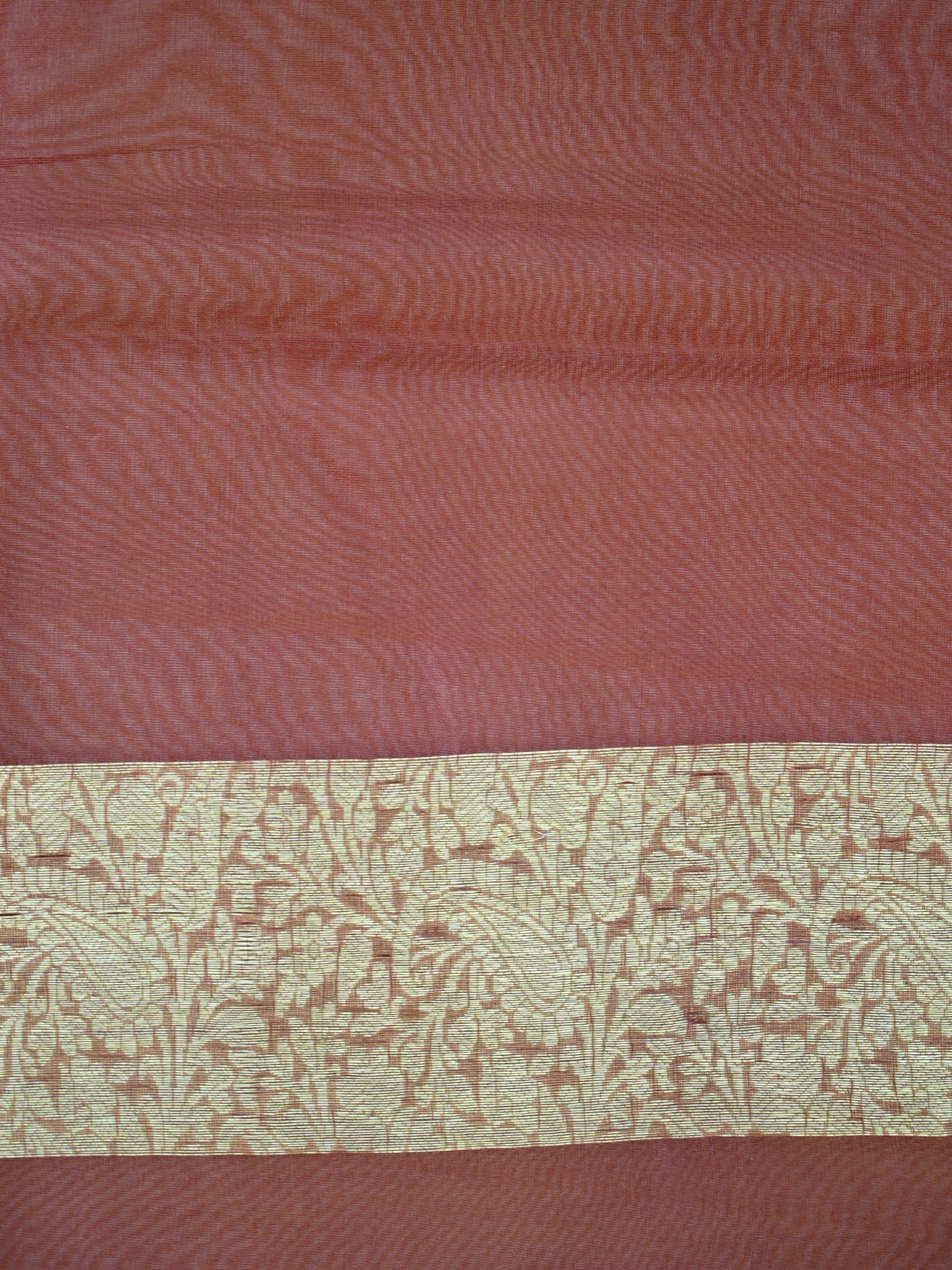 Banarasi Pure Kora Organza Handwoven Silk Saree