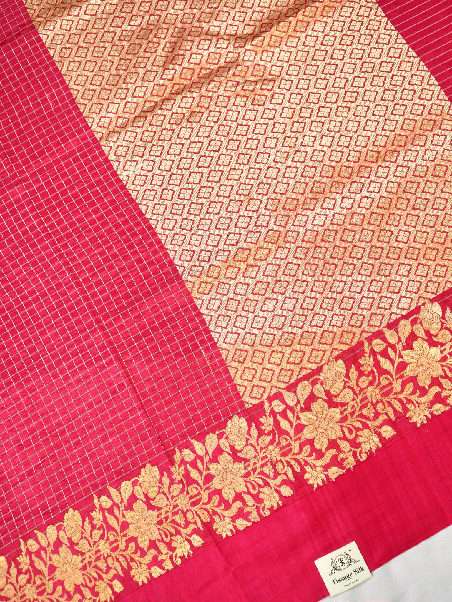 Banarasi Pure Katan Silk Handwoven Saree