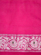Banarasi Pure Khaddi Chiffon Handwoven Silk Saree