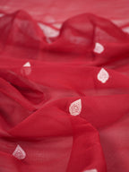 Banarasi Pure Khaddi Chiffon Handwoven Silk Saree
