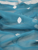 Banarasi Pure Khaddi Chiffon Handwoven Silk Saree
