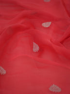 Banarasi Pure Khaddi Chiffon Handwoven Silk Saree