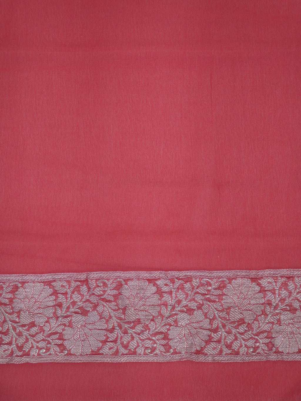 Banarasi Pure Khaddi Chiffon Handwoven Silk Saree