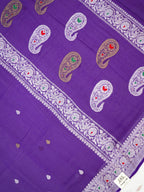 Banarasi Pure Khaddi Chiffon Handwoven Silk Saree