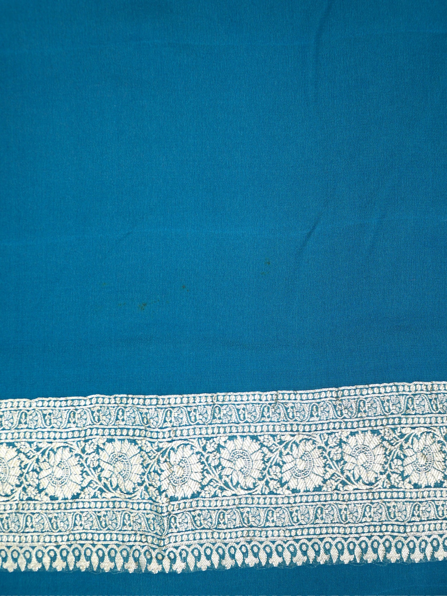 Banarasi Pure Khaddi Chiffon Handwoven Silk Saree