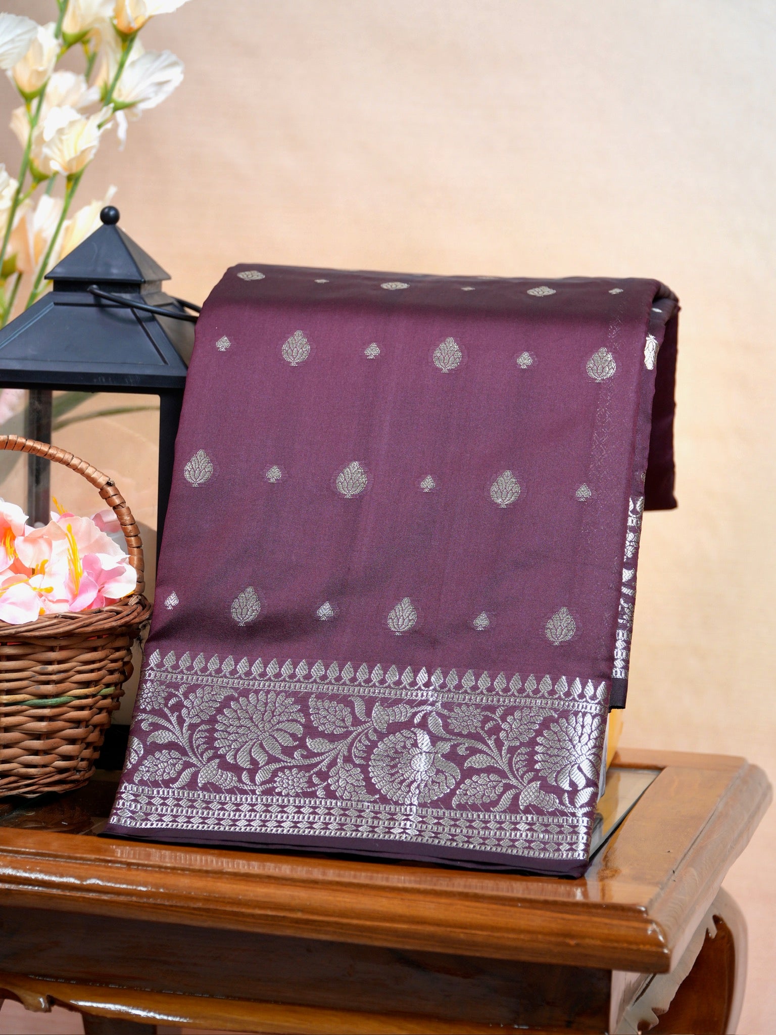 Banarasi Semi Katan Silk Saree