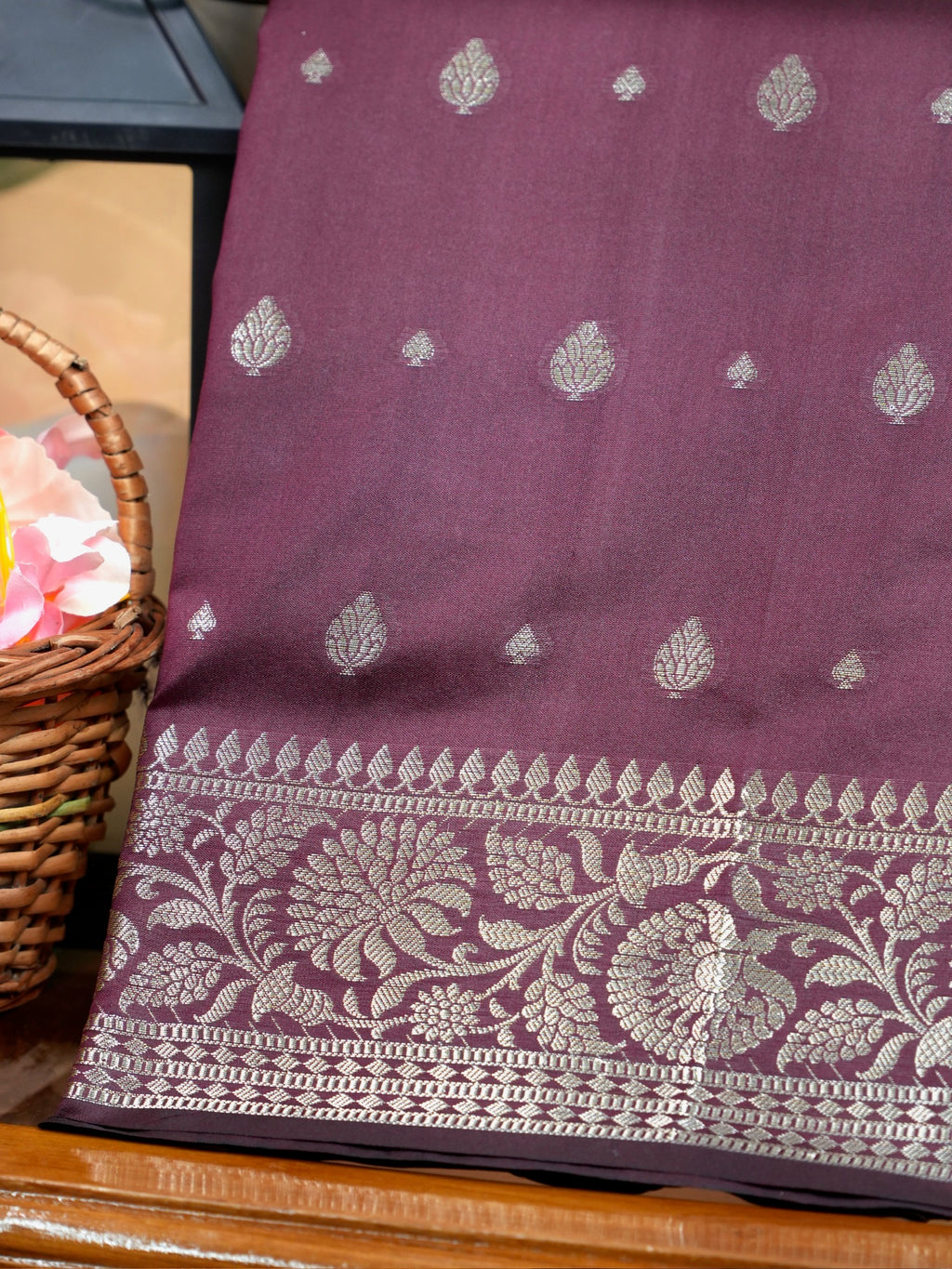 Banarasi Semi Katan Silk Saree