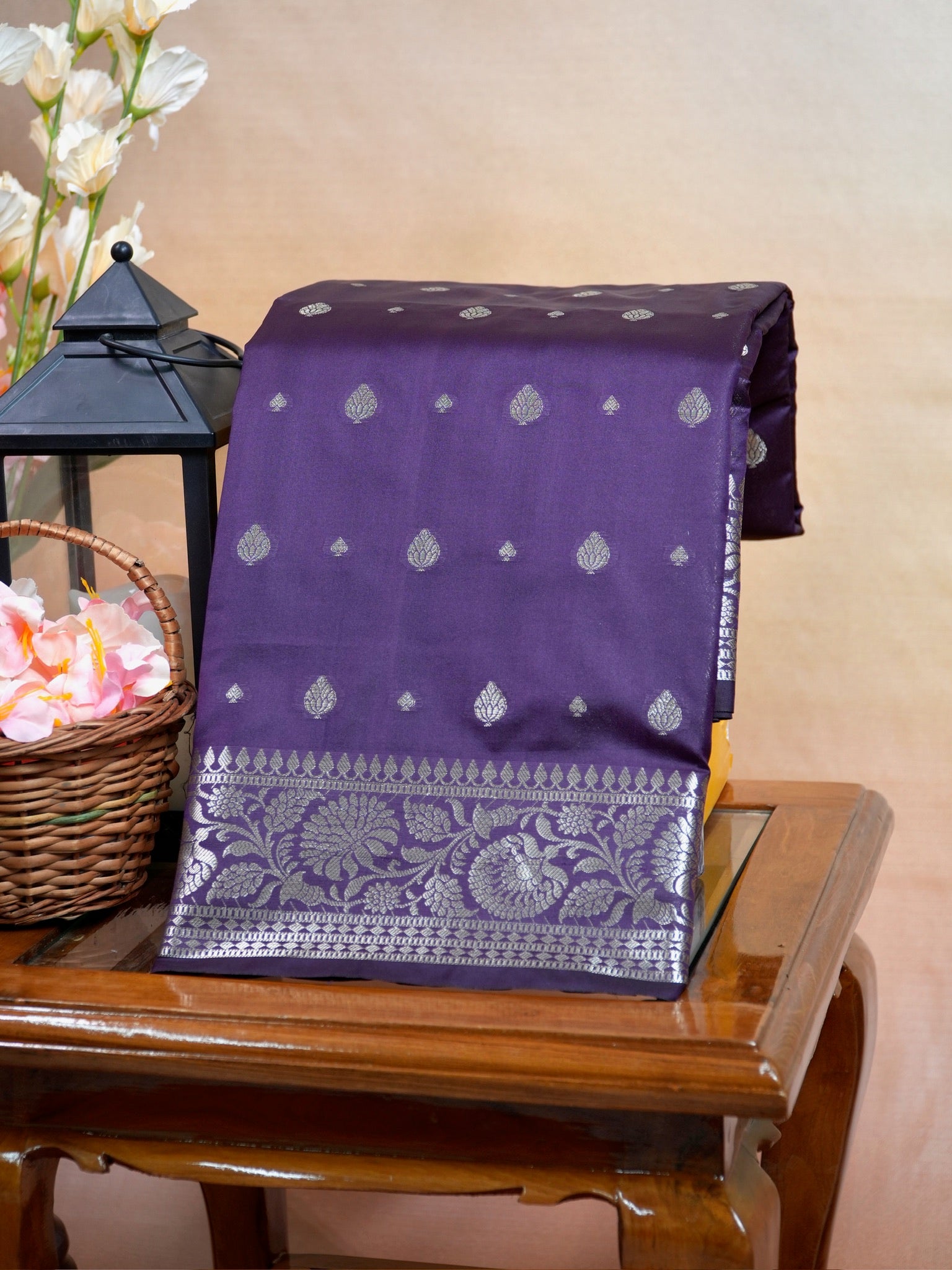 Banarasi Semi Katan Silk Saree