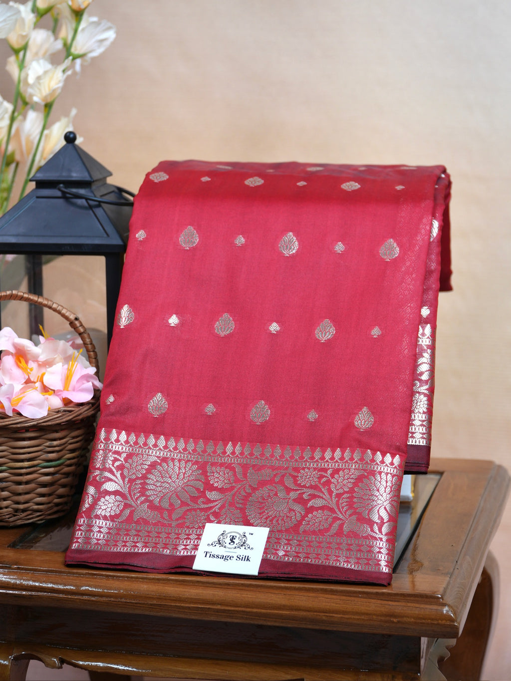 Banarasi Semi Katan Silk Saree