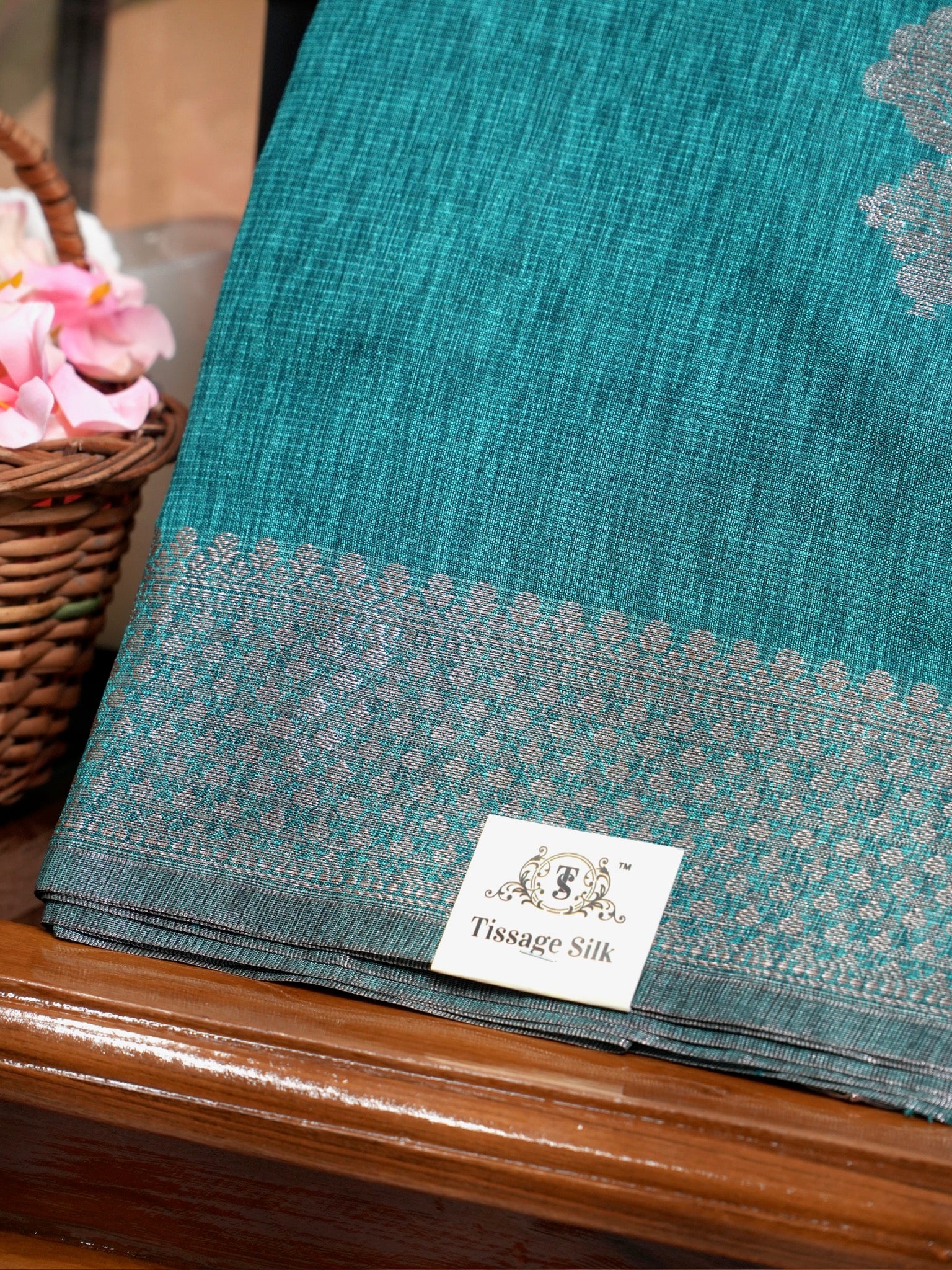 Banarasi Linen Soft Silk Saree