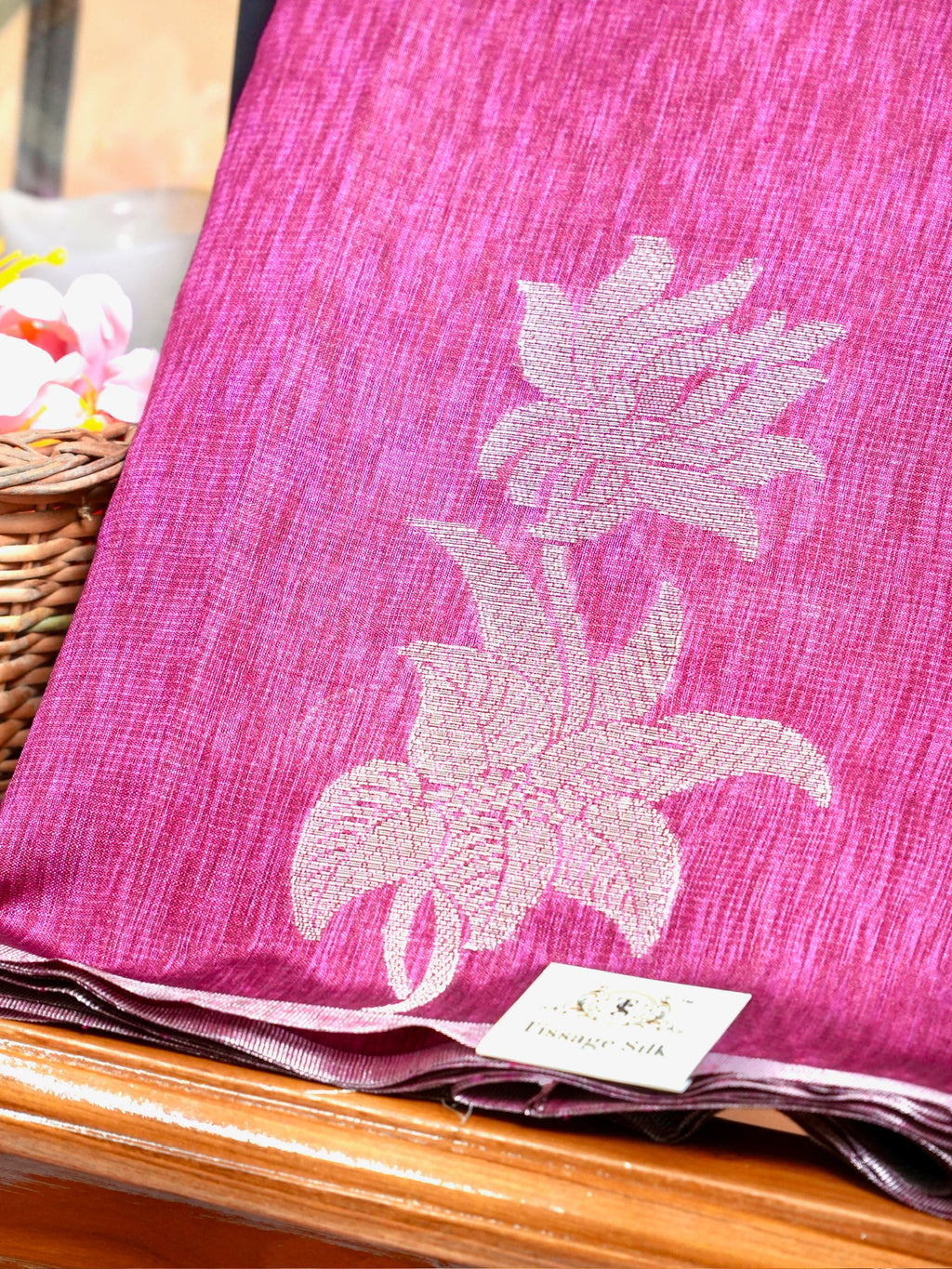 Banarasi Linen Soft Silk Saee