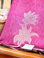 Banarasi Linen Soft Silk Saee