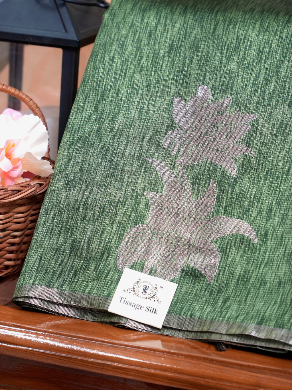 Banarasi Linen Soft Silk Saee