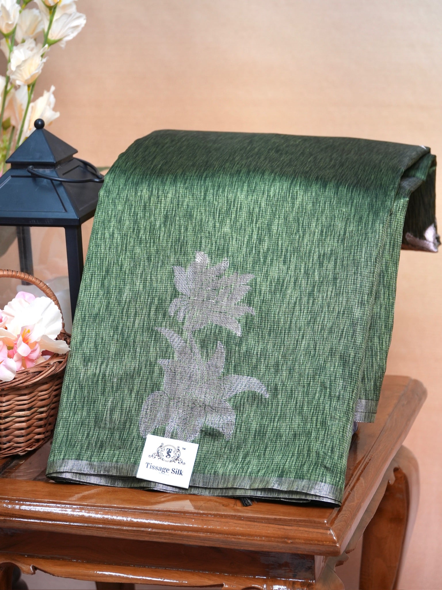 Banarasi Linen Soft Silk Saee