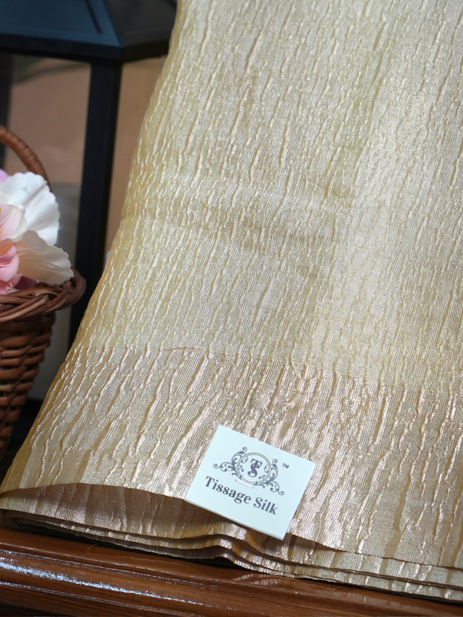 Banarasi Tissue Crush Saree