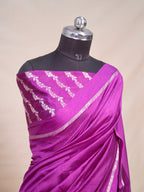 Banarasi Pure Katan Silk Plain Saree
