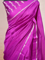 Banarasi Pure Katan Silk Plain Saree