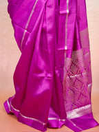 Banarasi Pure Katan Silk Plain Saree